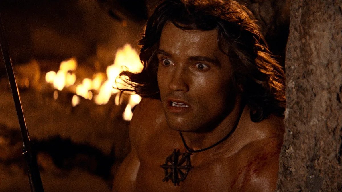 Arnold Schwarzenegger a degustat mâncarea oribilă din Conan!