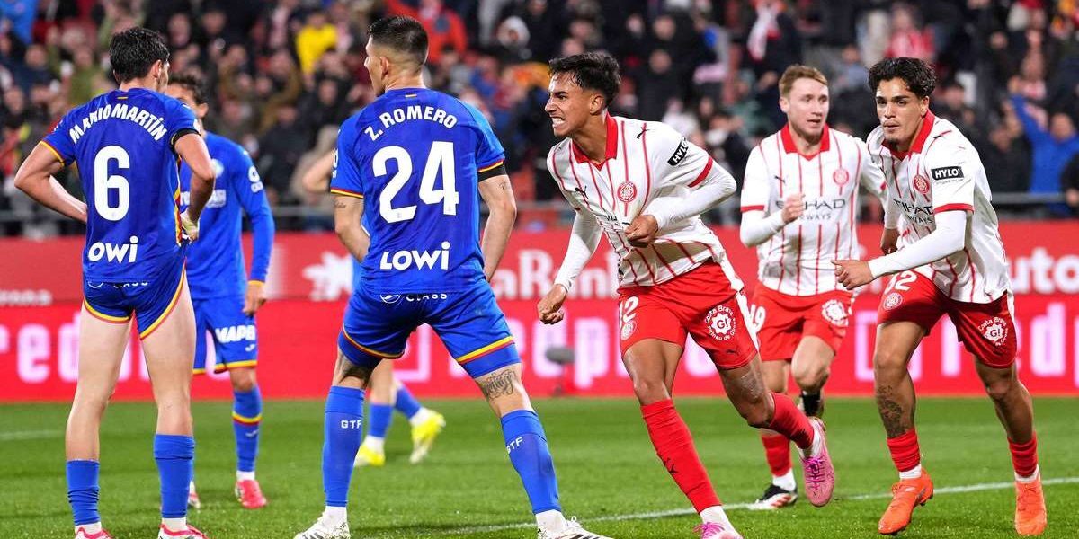 Getafe, încă fără victorie în LaLiga, remizează cu Girona în prelungiri Getafe a rămas fără victorie în ultimele șapte întâlniri de LaLiga, terminând la egalitate, 1-1, împotriva lui Girona, în cadrul unei partide disputate la Montilivi