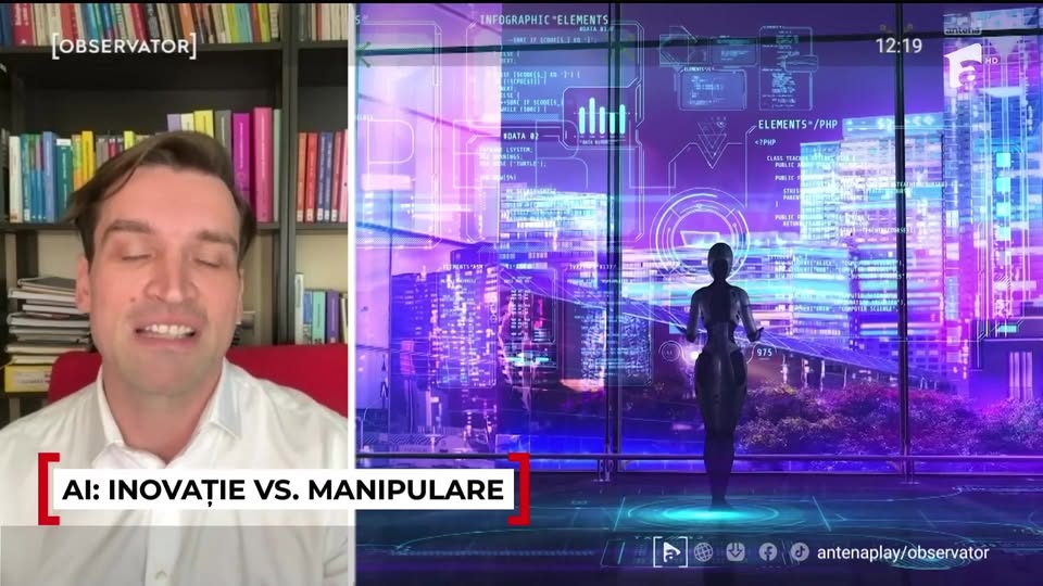 Președintele Comisiei pentru tehnologia informației și comunicațiilor, Oana Bîzgan, a vorbit, în direct la Antena 1, despre comisia parlamentară dedicată inteligenței artificiale.