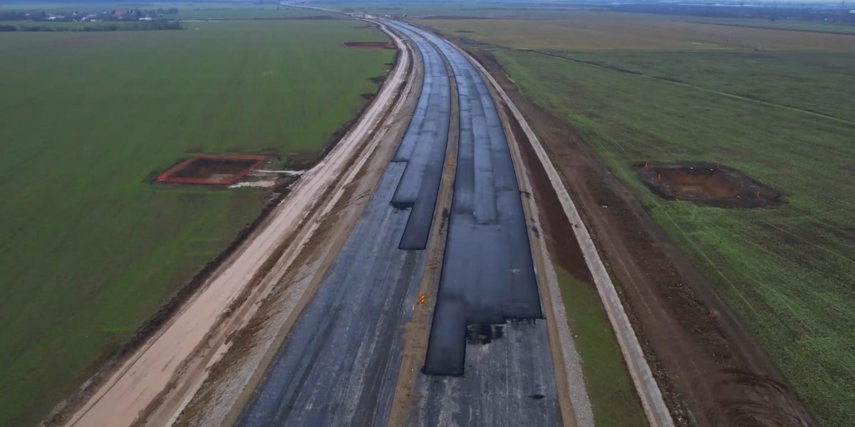Stadiul lucrărilor pe Autostrada A0 Nord, lotul 3, aproape 80%