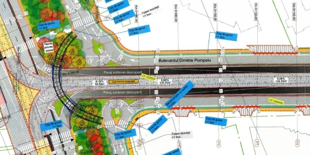 Primăria Capitalei face pași importanți către modernizarea infrastructurii din zona de nord a Bucureștiului, anunțând deschiderea unei consultări a pieței pentru un proiect major de lărgire a bulevardului Dimitrie Pompeiu