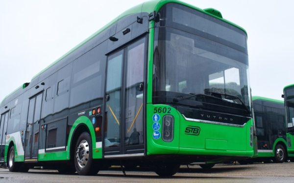 Troleibuz electric chinezesc Yutong, în premieră în București, pe linia 86