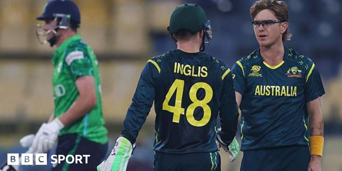 Echipa de cricket Irishă suferă o înfrângere severă în fața Australienilor Într-o partidă ce a avut loc ieri pe stadionul din Brisbane, echipa de cricket a Irlandei a suferit o înfrângere dură în fața echipei Australienii, în cadrul competiției internaționale