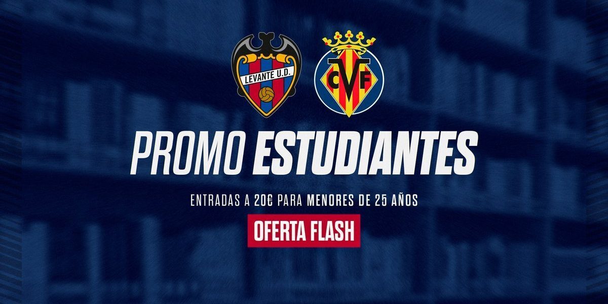 Levante UD lansează o ofertă atrăgătoare pentru tineri înainte de meciul cu Valencia Estadio Ciutat de València se pregătește să găzduiască miercuri, de la ora 20:00, un meci crucial din cadrul etapei a 16-a, care a fost amânat din cauza unei alerte roșii