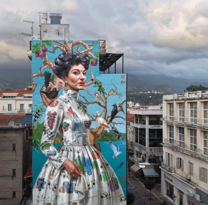 Orașul Kalamata, cunoscut pentru plajele sale idilice și pentru istoria bogată, a reușit să atragă noi aprecieri internaționale printr-un proiect artistic de amploare