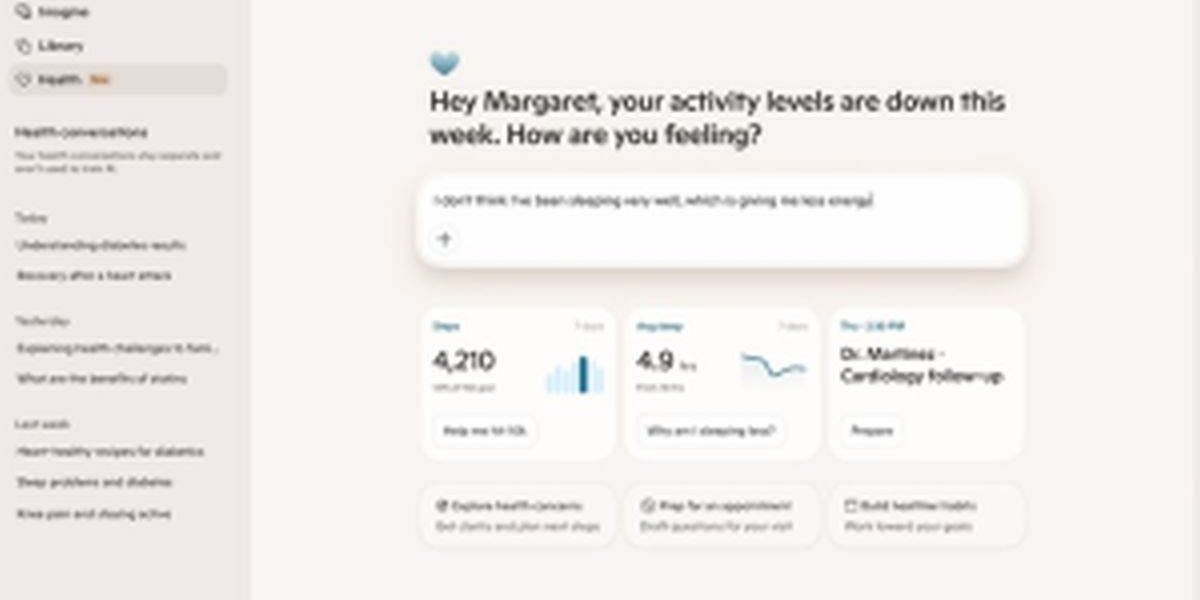 Microsoft intră oficial în sectorul sănătății cu soluții avansate bazate pe inteligență artificială, lansând Copilot Health, o versiune specializată a chatbot-ului său AI