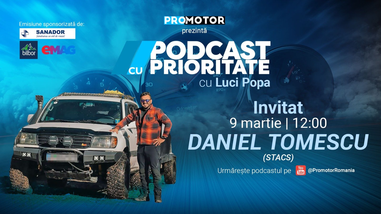 Daniel Tomescu de la STACS, la „Podcast cu Prioritate” #93, despre Nissan Silvia, BMW E46, drift și planuri pentru 2026