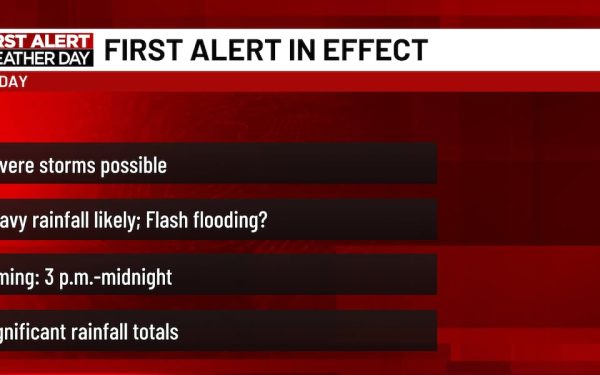 Autoritățile au emis un avertisment de inundații valabil pentru întreaga regiune până miercuri seara, la ora 20:00