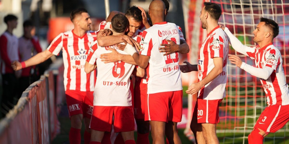 UTA învinge Hermannstadt 3-2 într-un meci spectaculos