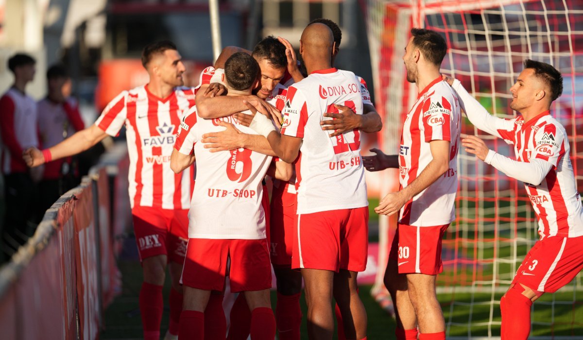 UTA învinge Hermannstadt 3-2 într-un meci spectaculos