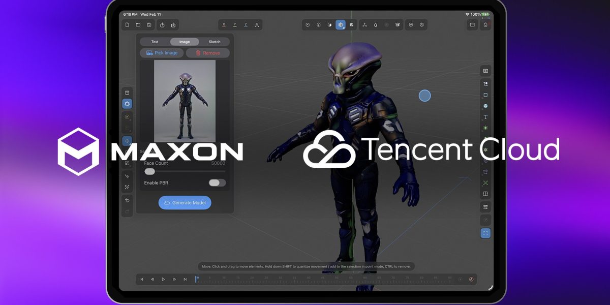 Maxon aduce inteligența artificială în creația digitală printr-un parteneriat strategic cu Tencent Cloud, pregătind lansarea unei funcții revoluționare în cadrul popularului său software Cinema 4D