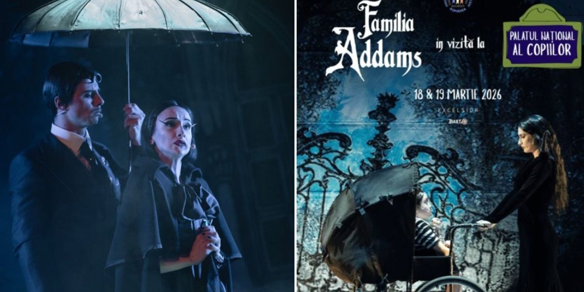 Musicalul „Familia Addams” revine pe scena din București cu două reprezentații speciale în martie 2026 Bucureștiul va avea ocazia să revadă unul dintre cele mai îndrăgite spectacole ale anului, musicalul inspirat de universul grotesc și plin de umor al familei Addams