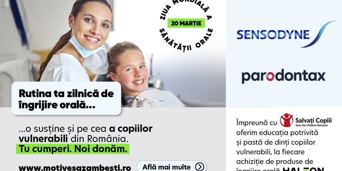 Mii de copii vulnerabili vor beneficia de produse de igienă orală, în urma unui parteneriat Haleon România și Salvați Copiii