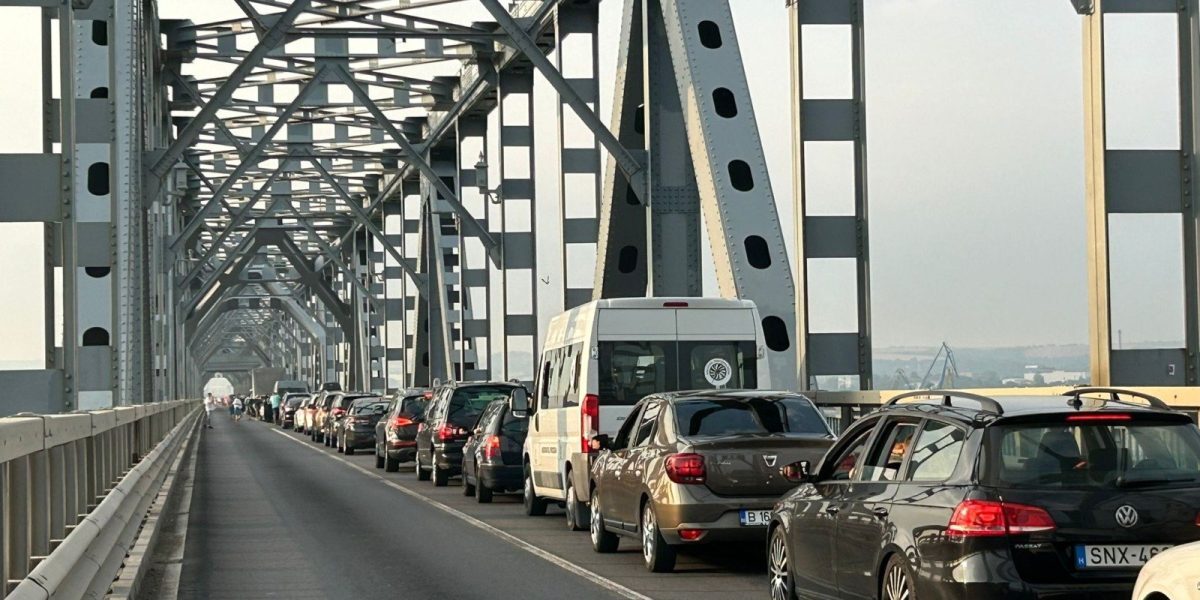Trafic liber pe Podul Prieteniei Giurgiu-Ruse de Paște, pentru fluidizarea circulației
