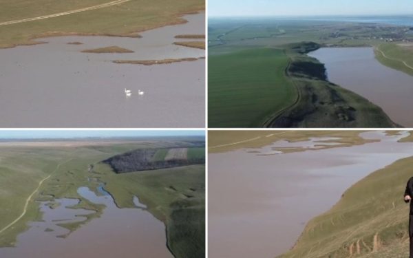 Un lac din județul Olt, care ani de zile s-a aflat în stadiul de secetă, a renaște în urma ploilor și ninsorilor din ultimele luni