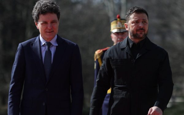 Nicușor Dan și Volodimir Zelenski susțin conferință la Palatul Cotroceni