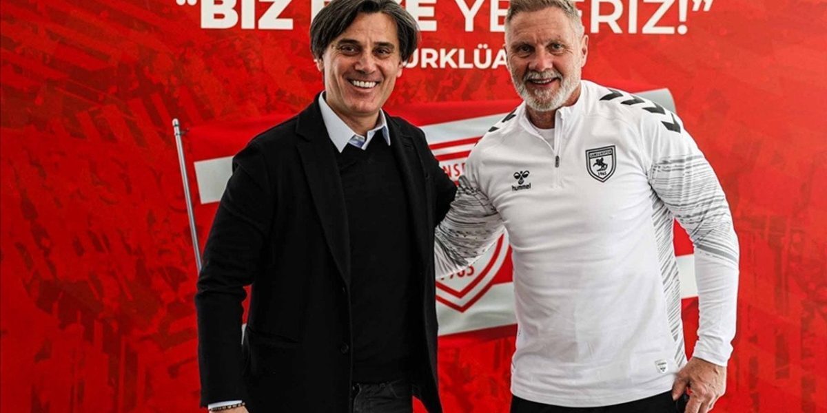 Montella, oaspete de onoare la Samsunspor, în ajunul duelului cu Rayo Vallecano Antrenorul italian Vincenzo Montella a făcut o vizită neplanificată la centrul de pregătire de la Nuri Asan Tesisleri, unde a fost întâmpinat de conducerea clubului Samsunspor, printre care Veysel Bilen, vicepreședintele clubului, precum și de conducerea sportivă, cu Fuat Çapa în frunte