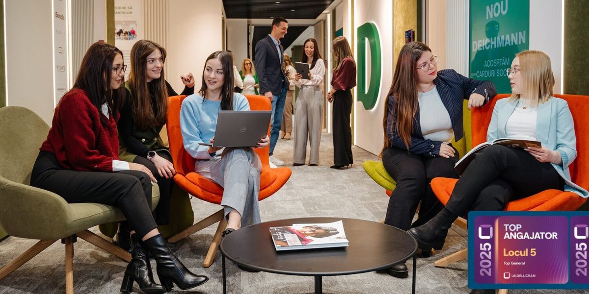 Deichmann se impune în topul angajatorilor din România, ocupând locul cinci în clasamentul realizat de platforma Undelucram.ro, într-un top ce trasează cele mai apreciate companii de către angajați