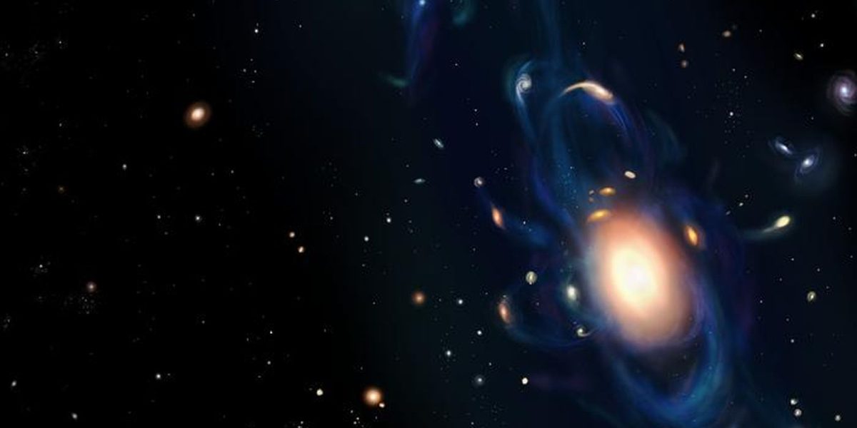 Asteroidul cosmic, marcă înregistrată în cele mai recente descoperiri astronomice, a fost declanșat de o explozie spectaculoasă provenind din resturile a două galaxii aflate în plină coliziune