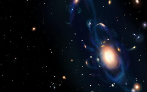 Asteroidul cosmic, marcă înregistrată în cele mai recente descoperiri astronomice, a fost declanșat de o explozie spectaculoasă provenind din resturile a două galaxii aflate în plină coliziune