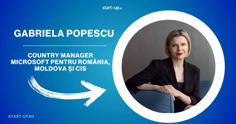 Gabriela Popescu, noul lider al Microsoft România, Moldova și CIS din 2023