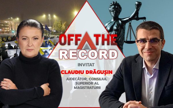 Judecătorul Claudiu Drăgușin, dezvăluiri la OFF The Record