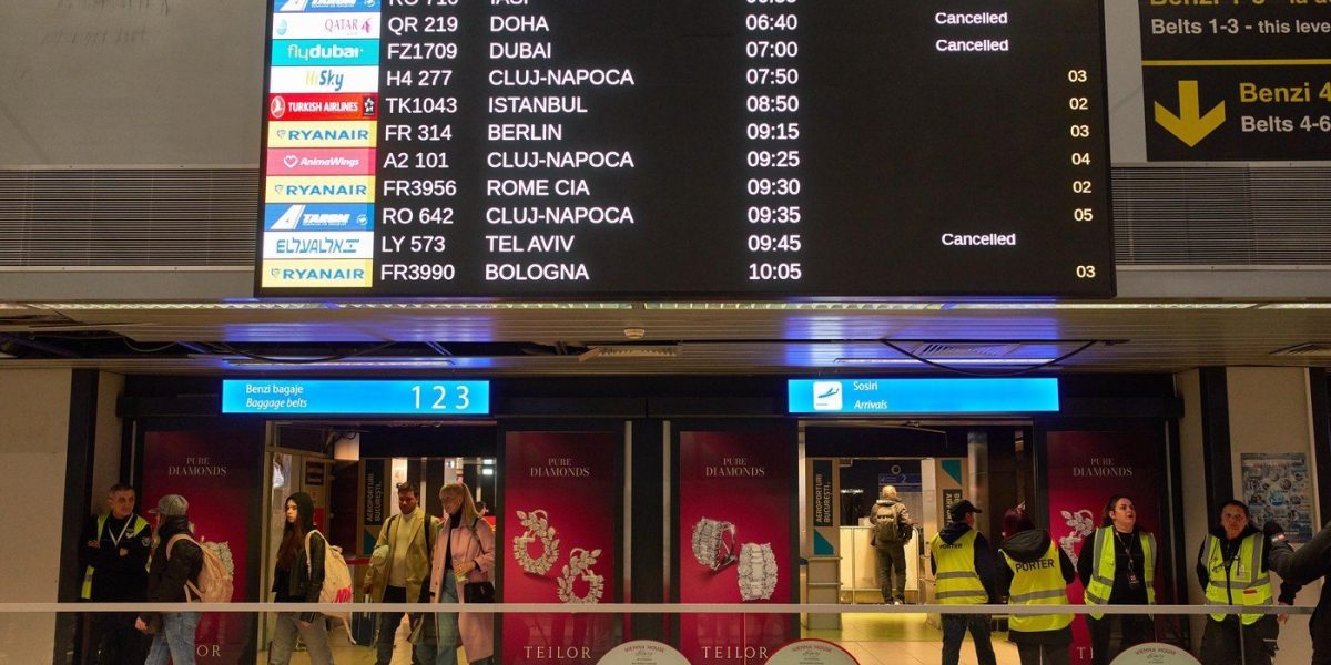 Noul val de perturbări aeriene: 28 de curse anulate pe Aeroportul Henri Coandă din cauza escaladării tensiunilor din Orientul Mijlociu Situația de securitate din Orientul Mijlociu continuă să influențeze drastic programul zborurilor de pe cele mai importante aeroporturi ale României