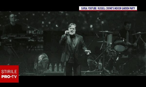 Actorul Russell Crowe va susține două concerte în România, spre sfârșitul lunii mai 2027, în cadrul unui turneu inedit ce împacă muzica și lumea filmului