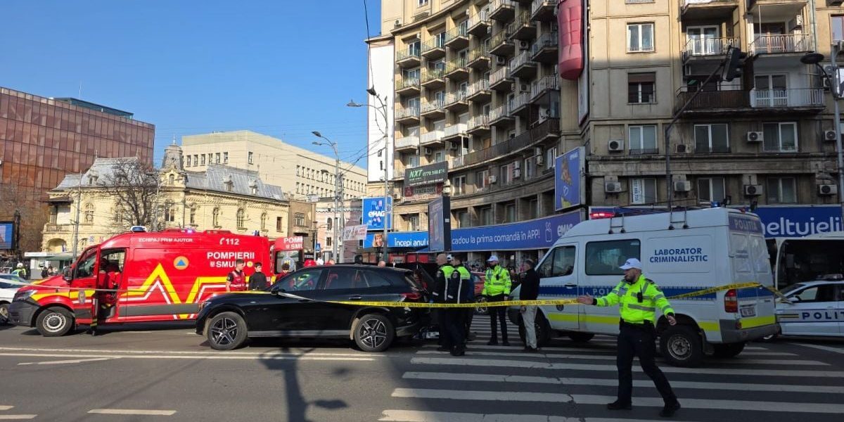 Un accident grav a avut loc astăzi în centrul Bucureștiului, pe bulevardul Gheorghe Magheru, provocând panică și blocaje majore în trafic