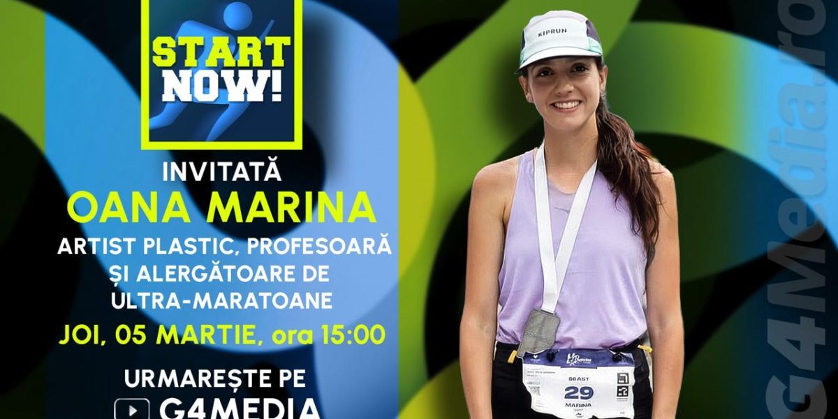 „Start now!” – O inițiativă media care aduce în prim-plan campionii de lângă noi, povești de perseverență și curaj în sportul amator Într-o lume în care performanța sportive adesea se măsoară în medalii și clasamente, G4Media lansează „Start now!”, un podcast care scoate la lumină poveștile oamenilor obișnuiți, ale celor care aleargă, merg pe bicicletă sau fac mișcare înainte de oraș, în tăcere, fără aplauze sau recunoașteri oficiale