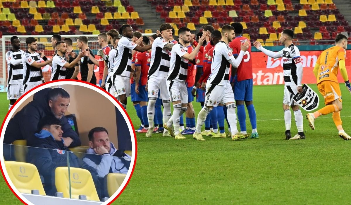 FCSB a primit vizita Universității Cluj într-un meci fără miză directă în clasament, întâlnire disputată în runda cu numărul 30 a SuperLigii, dar care a avut parte de un public mult mai redus decât de obicei, chiar pe Arena Națională din București