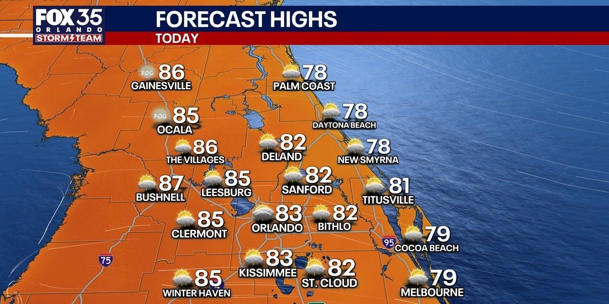 Prognoza meteo pentru Sărbătoarea Paștelui în Orlando: vreme plăcută, cu posibile ploi sporadice Orlando se pregătește pentru Paște cu vreme relativ calmă, însă cerul va fi marcat de un amestec de soare și nori, iar șansele de ploaie rămân destul de scăzute