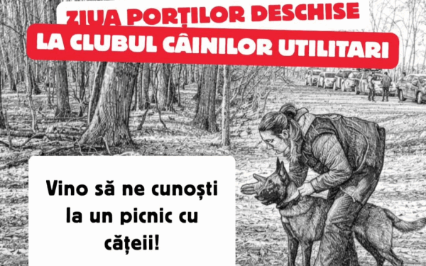 Ziua Porților Deschise la Clubul Câinilor Utilitari: o oportunitate de a descoperi sprijinul câinilor de salvare și pasiunea iubitorilor de animale Sâmbătă, 21 martie, iubitorii de animale și curioșii interesați de activitățile de căutare și salvare cu câini sunt invitați la o zi specială dedicată comunității