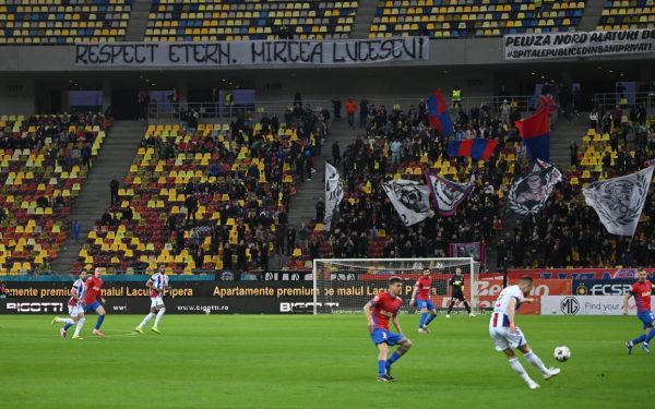 Momente jenante la FCSB – Oțelul: Gestul care a umbrit omagiul lui Mircea Lucescu