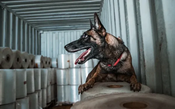 Tico, câinele detectiv, se pensionează după o carieră impresionantă