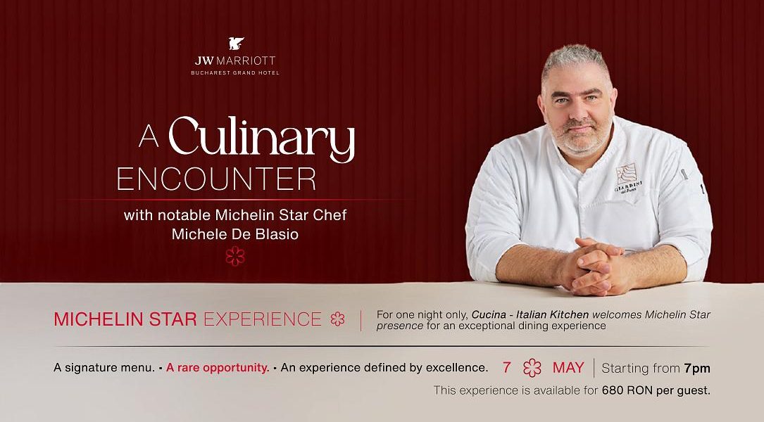 Chef MICHELE De Blasio, la Cucina DOAR o seară: un festin culinar!