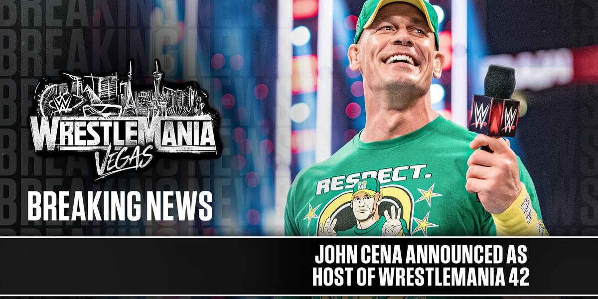 John Cena va găzdui WrestleMania 42