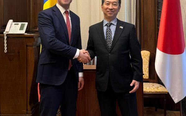 Andrei Baciu discută cu ambasadorul Japoniei despre colaborări și relații diplomatice