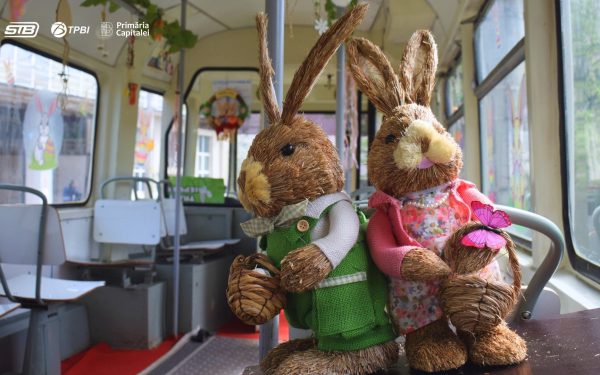 „Tramvaiul Iepurașului”, un proiect tematic dedicat sărbătorilor pascale, va circula pe străzile din București joi, 9 aprilie