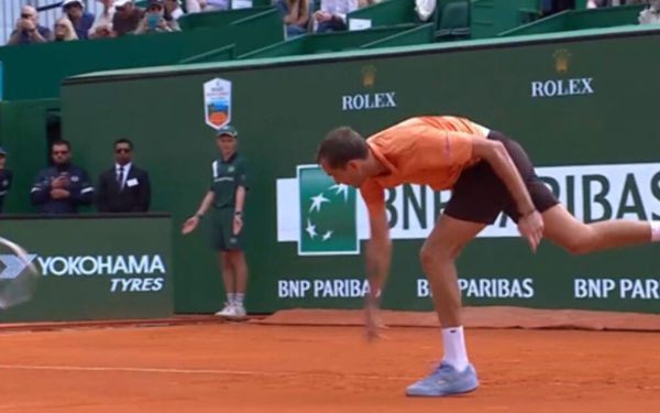 Medvedev, furios la Monte Carlo: șapte rachete sparte, spectacol total!