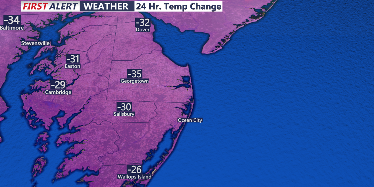 Dimineața de vineri aduce în Sussex County, Delaware, o vreme caracterizată prin ceață densă și nori joși, condiții care vor persista până în partea a doua a zilei, când temperaturile vor începe să crească semnificativ