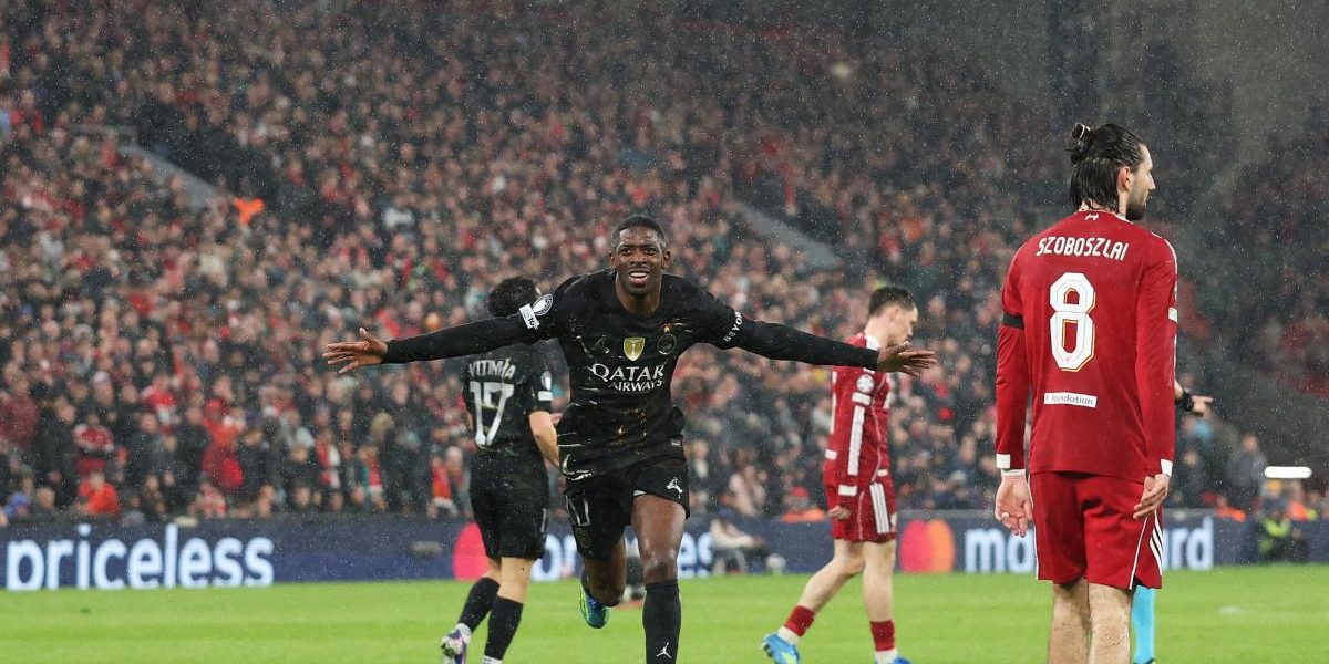 Dembele, recital la Liverpool: PSG merge în semifinalele Champions League