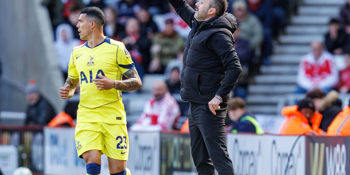 Prăbușirea lui Tottenham: Eșec și la debutul lui De Zerbi! Ce face Drăgușin