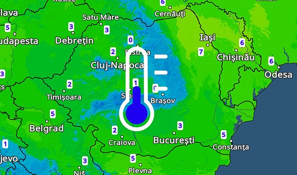 Avertisment meteo: Risc de îngheț în mai multe regiuni din România