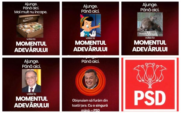 Bășcălie pe Facebook: PSD-iștii, ironizați cu afișe „Momentul Adevărului”