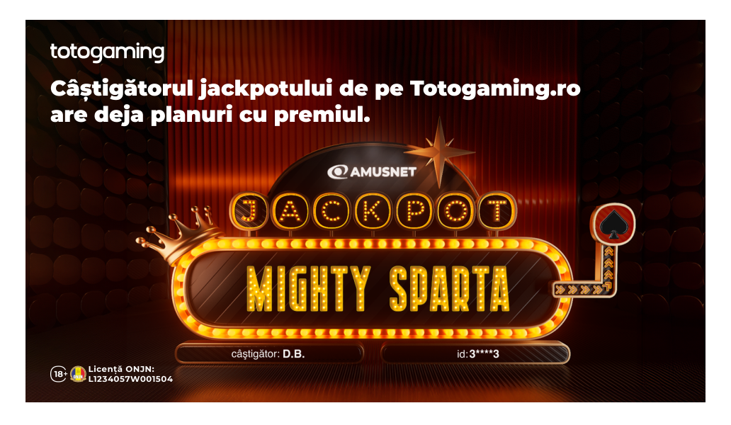 Un jucător de pe platforma Totogaming.ro a câștigat jackpotul de inimă neagră de la Amusnet, în valoare de peste 200.000 de euro