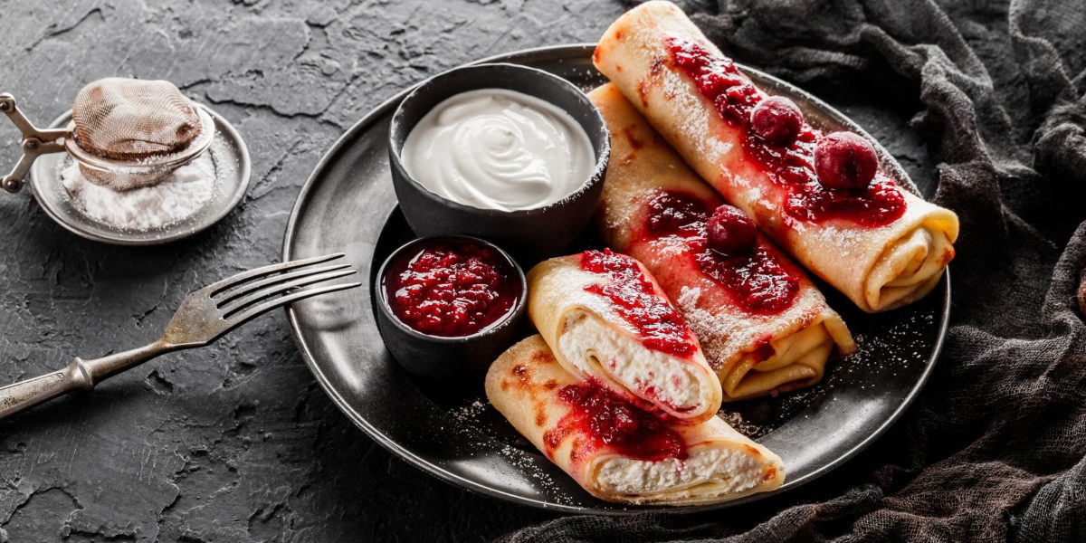 Clătite la cuptor cu brânză de vaci: desertul rapid pe care-l faci ușor!