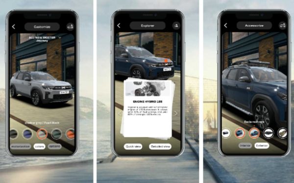 Dacia lansează aplicația care-ți configurează mașina visată, pe iOS și Android