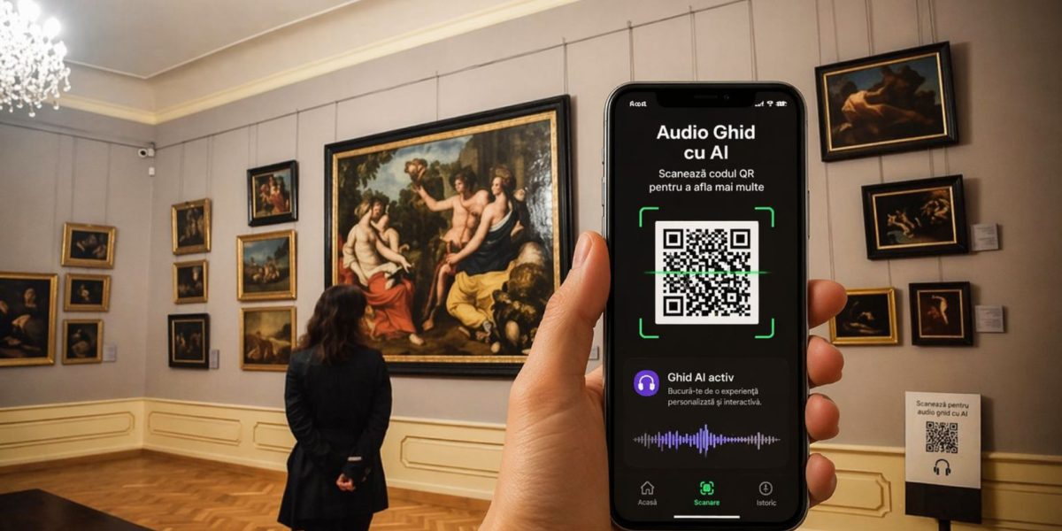 Sibiu: Un ghid AUDIO cu inteligență artificială la Muzeul Brukenthal în 12 limbi