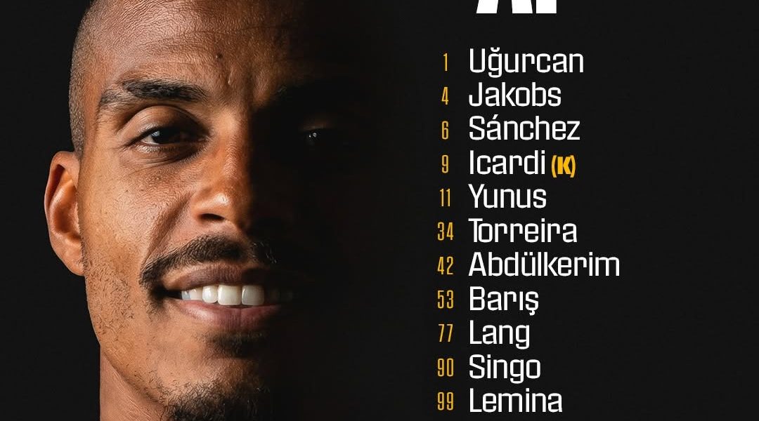 Galatasaray anunță formația pentru meciul cu Trabzonspor